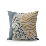 Damisa Leopard Faux Suede Square Indoor Pillow