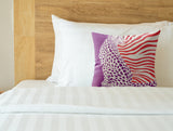 Damisa Leopard Faux Suede Square Indoor Pillow