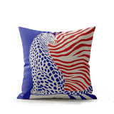 Damisa Leopard Faux Suede Square Indoor Pillow