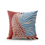 Damisa Leopard Faux Suede Square Indoor Pillow
