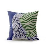 Damisa Leopard Faux Suede Square Indoor Pillow