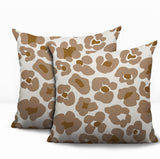 Davi Zebra Print Indoor/Outdoor Reversible Square Pillow