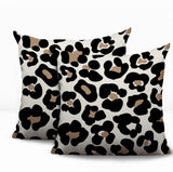 Davi Zebra Print Indoor/Outdoor Reversible Square Pillow