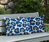 Davi Zebra Print Indoor/Outdoor Reversible Rectangular Pillow