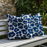 Davi Zebra Print Indoor/Outdoor Reversible Square Pillow