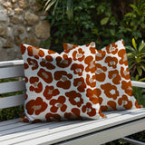 Davi Zebra Print Indoor/Outdoor Reversible Square Pillow