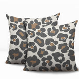 Davi Zebra Print Indoor/Outdoor Reversible Square Pillow