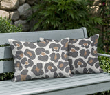 Davi Zebra Print Indoor/Outdoor Reversible Rectangular Pillow