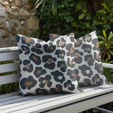 Davi Zebra Print Indoor/Outdoor Reversible Square Pillow