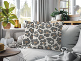 Davi Zebra Print Indoor/Outdoor Reversible Square Pillow