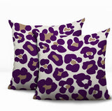 Davi Zebra Print Indoor/Outdoor Reversible Square Pillow