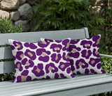 Davi Zebra Print Indoor/Outdoor Reversible Rectangular Pillow
