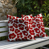 Davi Zebra Print Indoor/Outdoor Reversible Square Pillow