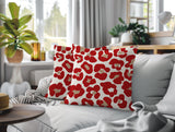 Davi Zebra Print Indoor/Outdoor Reversible Square Pillow