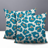 Davi Zebra Print Indoor/Outdoor Reversible Square Pillow