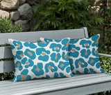 Davi Zebra Print Indoor/Outdoor Reversible Rectangular Pillow