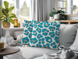Davi Zebra Print Indoor/Outdoor Reversible Square Pillow