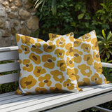 Davi Zebra Print Indoor/Outdoor Reversible Square Pillow