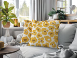 Davi Zebra Print Indoor/Outdoor Reversible Square Pillow