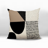 Daya Abstract Reversible Indoor/Outdoor Square Pillow