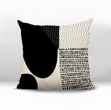 Daya Abstract Reversible Indoor/Outdoor Square Pillow