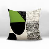 Daya Abstract Reversible Indoor/Outdoor Square Pillow