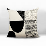 Daya Abstract Reversible Indoor/Outdoor Square Pillow