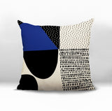 Daya Abstract Reversible Indoor/Outdoor Square Pillow