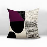 Daya Abstract Reversible Indoor/Outdoor Square Pillow