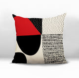 Daya Abstract Reversible Indoor/Outdoor Square Pillow
