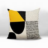 Daya Abstract Reversible Indoor/Outdoor Square Pillow