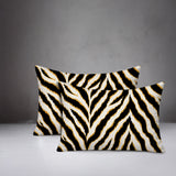 Rio Zebra Print Indoor/Outdoor Reversible Rectangular Pillow