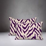 Billi Zebra Print Indoor/Outdoor Reversible Rectangular Pillow