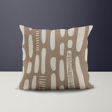 Deka Abstract Reversible Indoor/Outdoor Square Pillow Cover