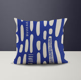 Deka Abstract Reversible Indoor/Outdoor Square Pillow Cover