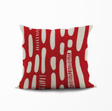 Deka Abstract Reversible Indoor/Outdoor Square Pillow Cover
