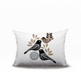 Della Bird Reversible Indoor/Outdoor Rectangle Pillow
