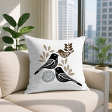 Della Bird Reversible Indoor/Outdoor Rectangle Pillow