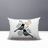 Della Bird Reversible Indoor/Outdoor Rectangle Pillow