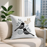 Della Bird Reversible Indoor/Outdoor Rectangle Pillow