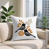 Della Bird Reversible Indoor/Outdoor Square Pillow