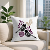 Della Bird Reversible Indoor/Outdoor Rectangle Pillow
