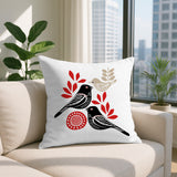 Della Bird Reversible Indoor/Outdoor Rectangle Pillow