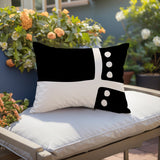 Delon Minimalist Lumbar Indoor/Outdoor Throw Pillow