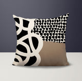 Deo Abstract Reversible Indoor/Outdoor Square Pillow