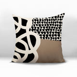 Deo Abstract Reversible Indoor/Outdoor Square Pillow