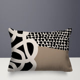 Deo Abstract Reversible Indoor/Outdoor Rectangle Pillow
