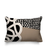 Deo Abstract Reversible Indoor/Outdoor Rectangle Pillow