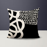Deo Abstract Reversible Indoor/Outdoor Square Pillow