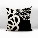 Deo Abstract Reversible Indoor/Outdoor Square Pillow